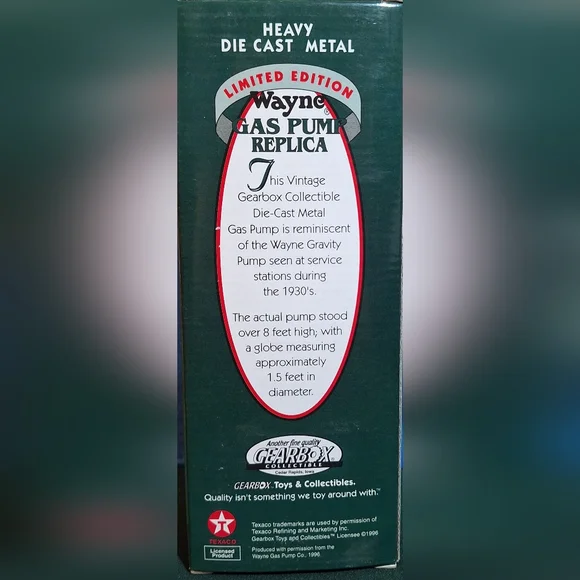 NIB TEXACO Gas Pump Replica - Picture 6 of 8